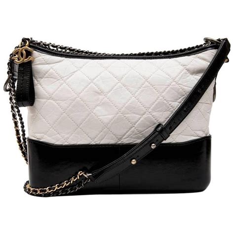 chanel gabrielle hobo bag black and white|luxefront Chanel gabrielle bag.